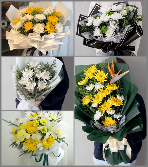 广东湛江市吴川市吴阳镇限口村白事花束代送